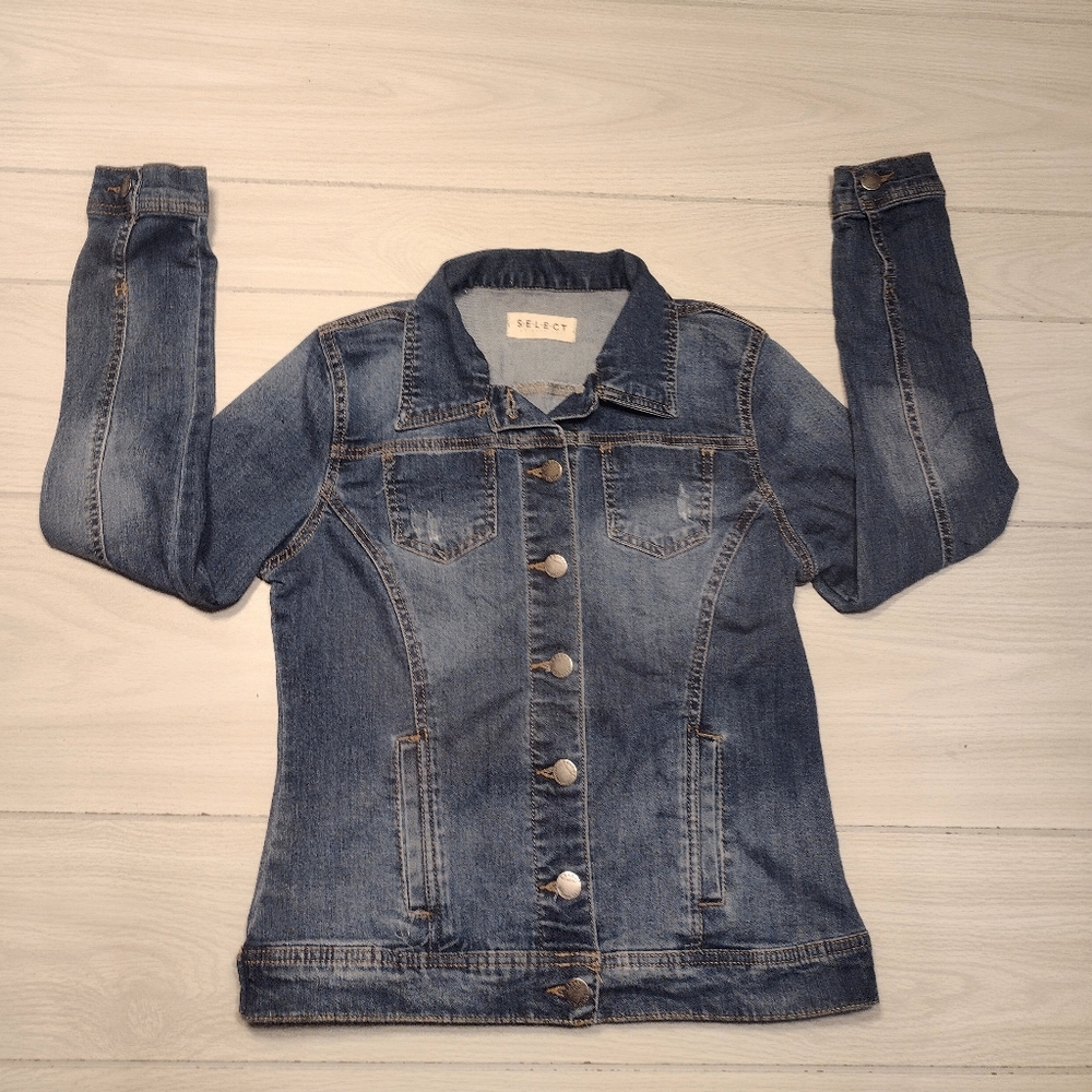 Select Women's Denim Jacket size medium.